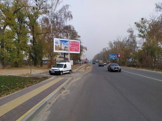 Фото рекламной плоскости по адресу с. Софіївська Борщагівка вул.Соборна, зупинка ЖК Европейкав, напрямку м. Білогородка