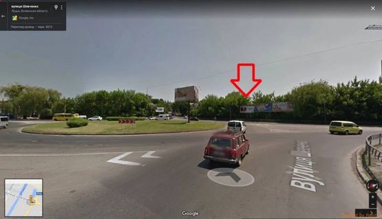 Фото рекламної площини за адресою вул.Набережна (м1)(перетин вул.Шевченка) Фото рекламної площини за адресою вул.Набережна (м1)(перетин вул.Шевченка)