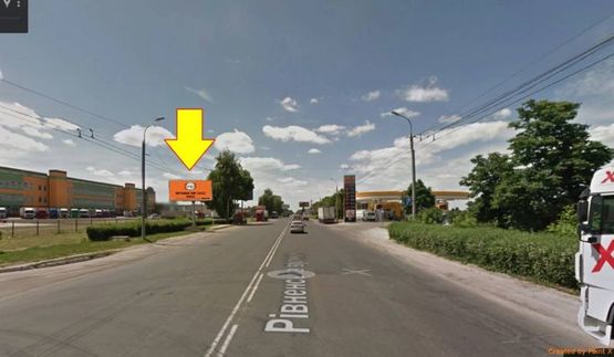 Фото рекламной плоскости по адресу вул. Рівненська - в'їзд в місто (кільце) Фото рекламной плоскости по адресу вул. Рівненська - в'їзд в місто (кільце)