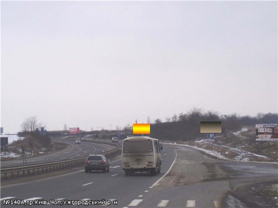 Фото рекламной плоскости по адресу Автодорога Київ-Чоп, район с.В.Лази,  напрям-Ужгород (3 км)