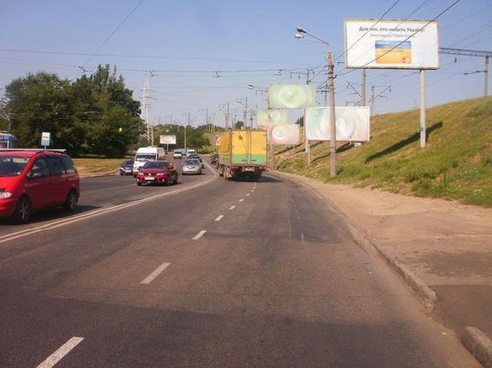 Фото рекламной плоскости по адресу Балковская ул. - Херсонский сквер (Пересыпский мост)