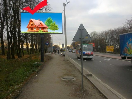 Фото рекламної площини за адресою вул.Городоцька 365, поворот до Метро, до Епіцентру, з центру
