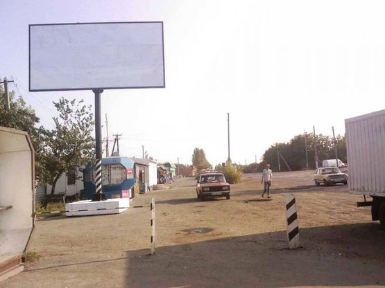 Фото рекламної площини за адресою Марьинское, ул. Первого мая, р-н рынка