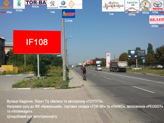 Фото рекламной плоскости по адресу Надрічна Фото рекламной плоскости по адресу Надрічна