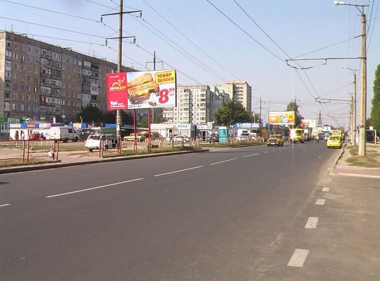 Фото рекламной плоскости по адресу ул. Попова, рынок, ЗАГС