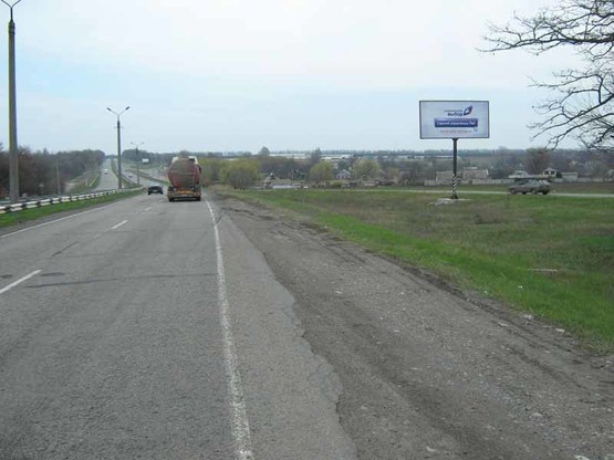 Фото рекламной плоскости по адресу Широке