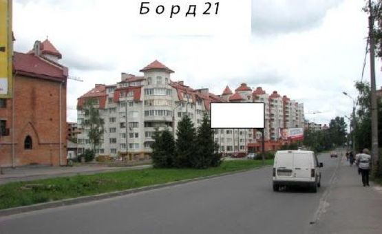 Фото рекламной плоскости по адресу вул. Коновальця