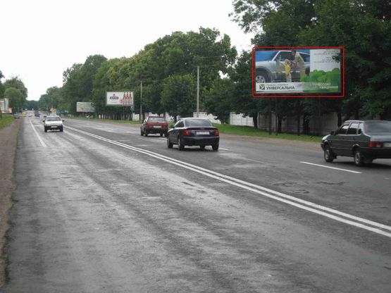 Фото рекламной плоскости по адресу с.Малехів (М1)