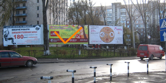 Фото рекламної площини за адресою Живова, 5 - Оболоня (середній) Фото рекламної площини за адресою Живова, 5 - Оболоня (середній)