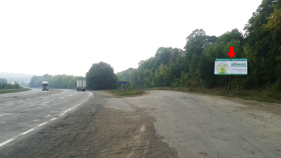 Фото рекламной плоскости по адресу Въезд из Ровно, Житомира Фото рекламной плоскости по адресу Въезд из Ровно, Житомира