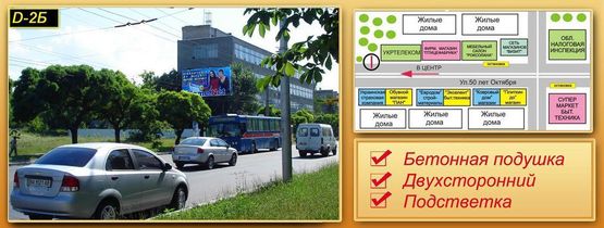 Фото рекламної площини за адресою вул. Соборна 1