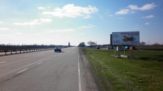 Фото рекламної площини за адресою Донецьке шосе, напрям до м. Дніпро