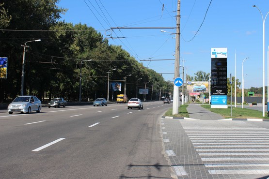Фото рекламной плоскости по адресу Запорізьке шосе - вул. Генерала Пушкіна, підстанція, ТЦ Дафі