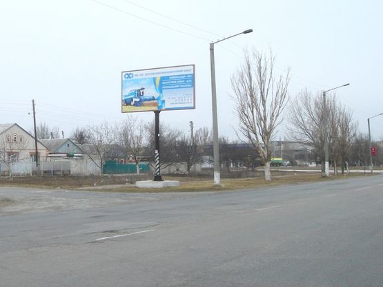 Фото рекламной плоскости по адресу пр. Пролетарский/ул.Чайкина