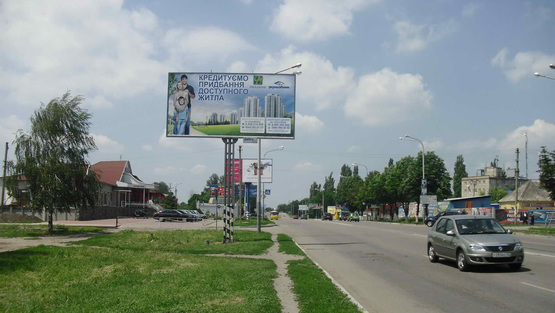 Фото рекламної площини за адресою вул. Дніпровська, автовокзал, справа