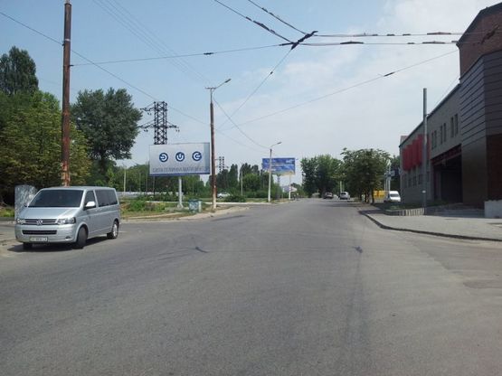 Фото рекламной плоскости по адресу ул. Паникахи - ул. Зап. Шоссе, из центра Фото рекламной плоскости по адресу ул. Паникахи - ул. Зап. Шоссе, из центра