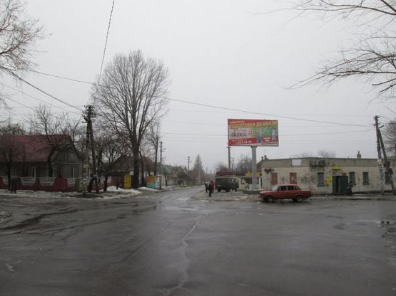 Фото рекламної площини за адресою ул.Баженова - мкрн. Мирный Фото рекламної площини за адресою ул.Баженова - мкрн. Мирный