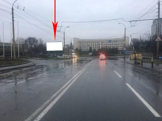 Фото рекламной плоскости по адресу Zp016B,Гребельна вул., біля АЗС Фото рекламной плоскости по адресу Zp016B,Гребельна вул., біля АЗС