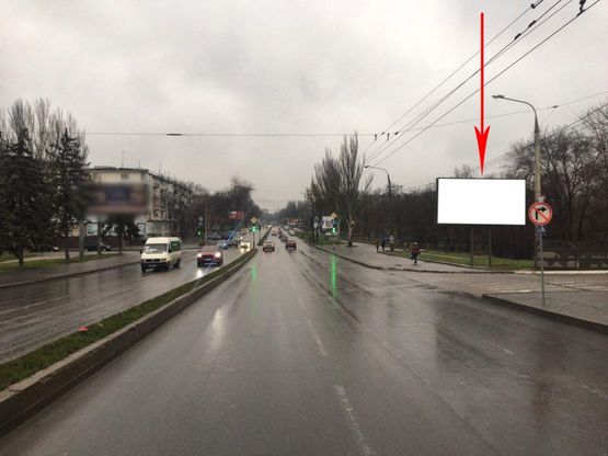 Фото рекламної площини за адресою Zp017A,Перемоги вул. - Нижньодніпровська вул.