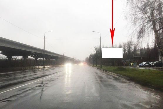 Фото рекламной плоскости по адресу Zp023A,Прибережна автомагістраль - 12-го квітня вул.