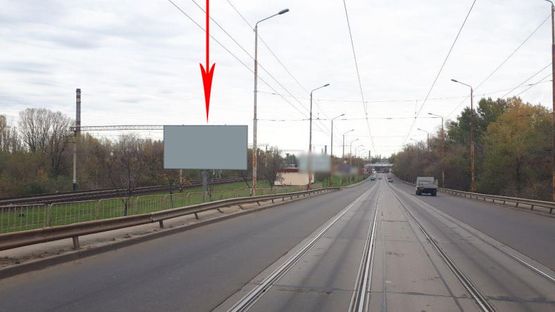 Фото рекламной плоскости по адресу 084B,в'їзд на Амурський міст з лівого берега Фото рекламной плоскости по адресу 084B,в'їзд на Амурський міст з лівого берега