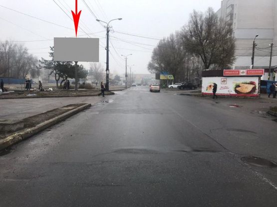 Фото рекламной плоскости по адресу s114B,вул. Калинова, 8, біля ТЦ Наутилус, ТЦ Міріада Фото рекламной плоскости по адресу s114B,вул. Калинова, 8, біля ТЦ Наутилус, ТЦ Міріада