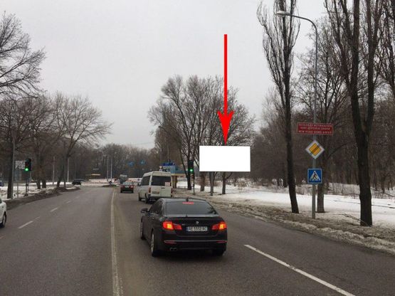 Фото рекламной плоскости по адресу t102A,вул. Аеропортівська, перед Запорізьким шосе, біля світлофора Фото рекламной плоскости по адресу t102A,вул. Аеропортівська, перед Запорізьким шосе, біля світлофора