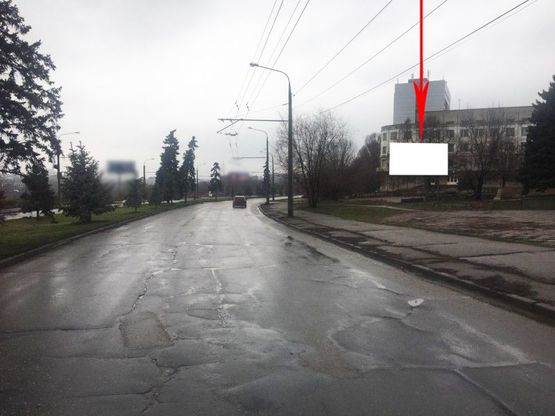 Фото рекламной плоскости по адресу Zp009A,Перемоги вул., біля БК Тітан