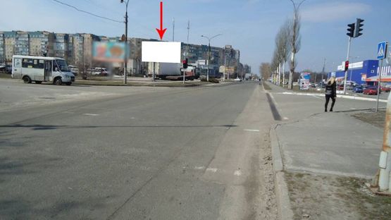 Фото рекламної площини за адресою дз21Б,просп. Дружби Народів, навпроти гіпермаркету "Епіцентр"(1), біля світлофора