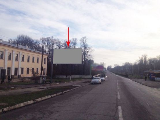Фото рекламной плоскости по адресу дз27Б,просп. Конституції, в районі поліклініки