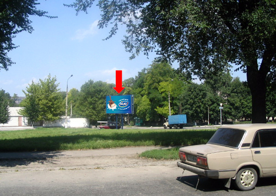 Фото рекламной плоскости по адресу дз48Б,просп. Аношкіна - вул. Республіканська