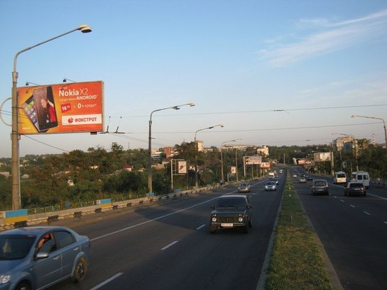 Фото рекламной плоскости по адресу пр.Ленина - дамба №3, напрямок руху до вокзалу, ст.Б Фото рекламной плоскости по адресу пр.Ленина - дамба №3, напрямок руху до вокзалу, ст.Б