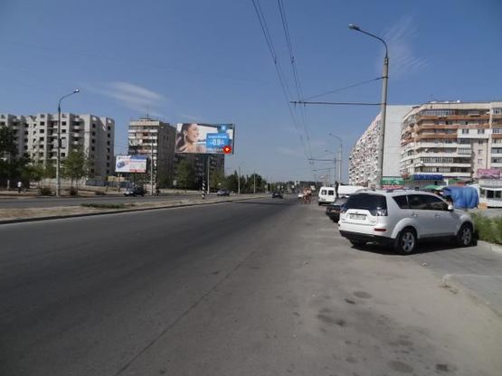 Фото рекламної площини за адресою вул.Новокузнецька -вул.Водограйна, рух до центру Фото рекламної площини за адресою вул.Новокузнецька -вул.Водограйна, рух до центру