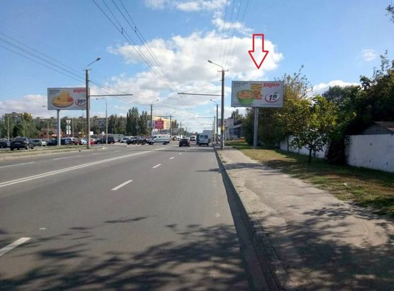 Фото рекламної площини за адресою вул. Березинська (Автокрамниця) 200 метрів від перехрестя Фото рекламної площини за адресою вул. Березинська (Автокрамниця) 200 метрів від перехрестя