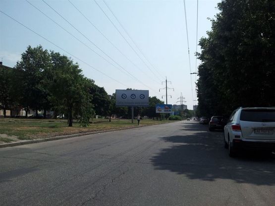 Фото рекламной плоскости по адресу пр. Кирова, 98, из центра Фото рекламной плоскости по адресу пр. Кирова, 98, из центра