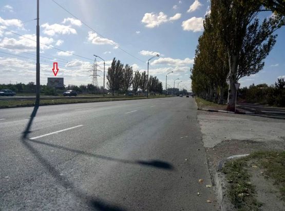 Фото рекламной плоскости по адресу Донецьке Шосе,22 -вул. Новочеркаська
