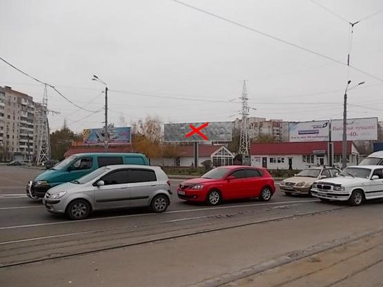 Фото рекламной плоскости по адресу Люстдорфская дорога №36-а 1-я ст.Черноморской дороги правая А