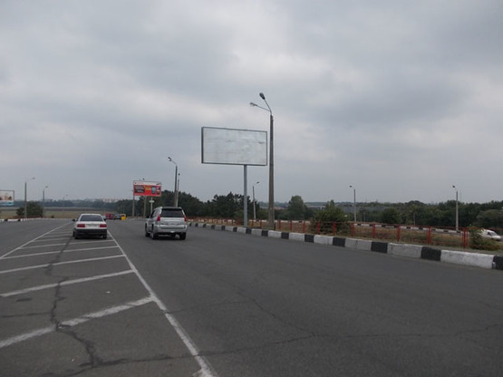 Фото рекламной плоскости по адресу Овидиопольская дорога на мосту (схема №2) А Фото рекламной плоскости по адресу Овидиопольская дорога на мосту (схема №2) А