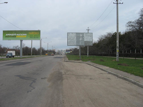 Фото рекламной плоскости по адресу Южная дорога №2/1 А