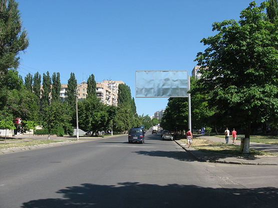 Фото рекламной плоскости по адресу Заболотного №35 А