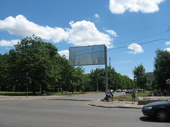 Фото рекламної площини за адресою Затонского Добровольского пр-т №104 А