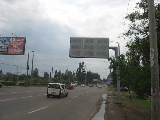Фото рекламной плоскости по адресу Николаевская дорога №265 А