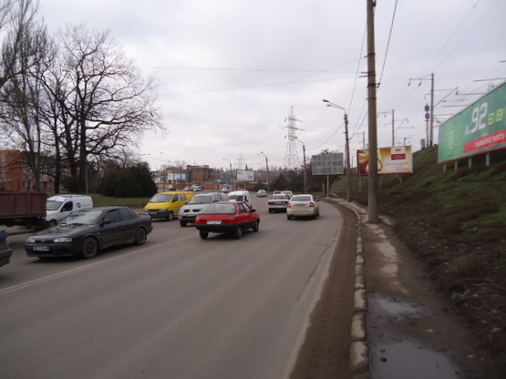 Фото рекламной плоскости по адресу Балковская напротив Херсонского сквера А Фото рекламной плоскости по адресу Балковская напротив Херсонского сквера А