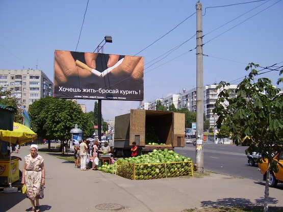 Фото рекламной плоскости по адресу Королева №96а В