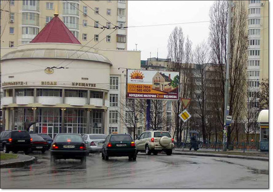 Фото рекламної площини за адресою ул.Героев Сталинграда/ул.Тимошенко" напр.ст.м.Минская Фото рекламної площини за адресою ул.Героев Сталинграда/ул.Тимошенко" напр.ст.м.Минская