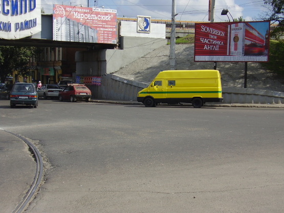 Фото рекламной плоскости по адресу Пересыпский мост 2 А Фото рекламной плоскости по адресу Пересыпский мост 2 А