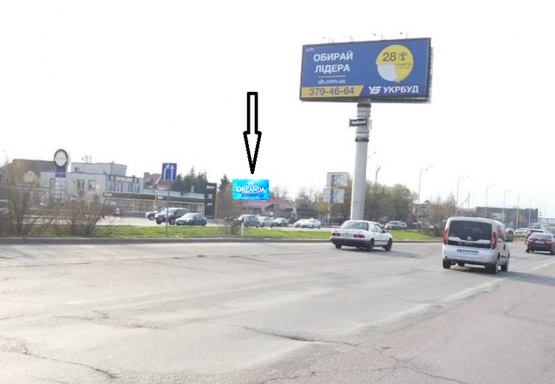 Фото рекламной плоскости по адресу Кольцевая дорога,  за ост. "Южная Борщаговка" Фото рекламной плоскости по адресу Кольцевая дорога,  за ост. "Южная Борщаговка"