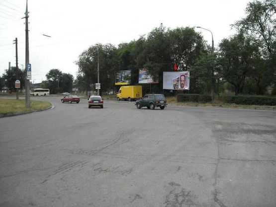 Фото рекламной плоскости по адресу 016_Запорожье_Кольцевая транспорт-ная развязка Южное  шоссе / ул.Диагональная, правый