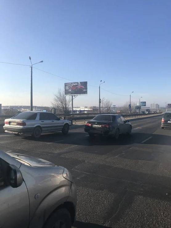 Фото рекламной плоскости по адресу 6 км на мосту (выезд из города)