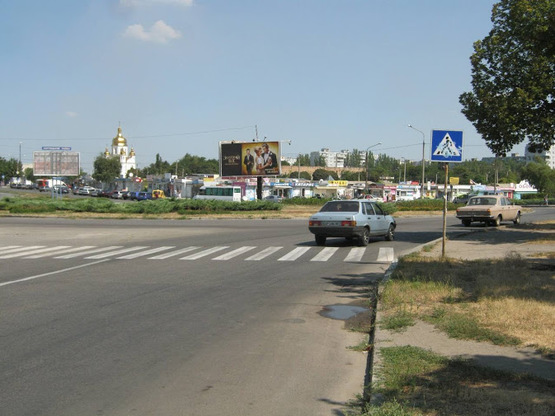 Фото рекламної площини за адресою 025-3_Запорожье_пр Юбилейный, ул Зап. казачества, (на пр Юбилейный)